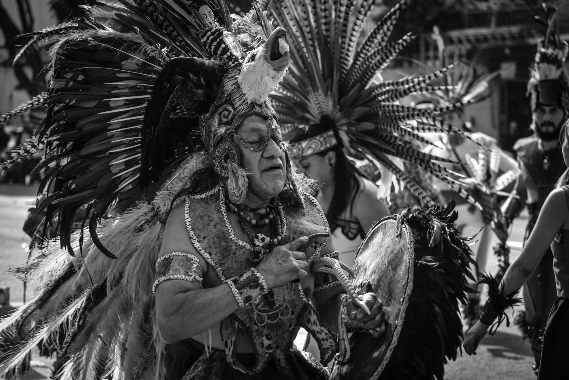 indigenous people performing
